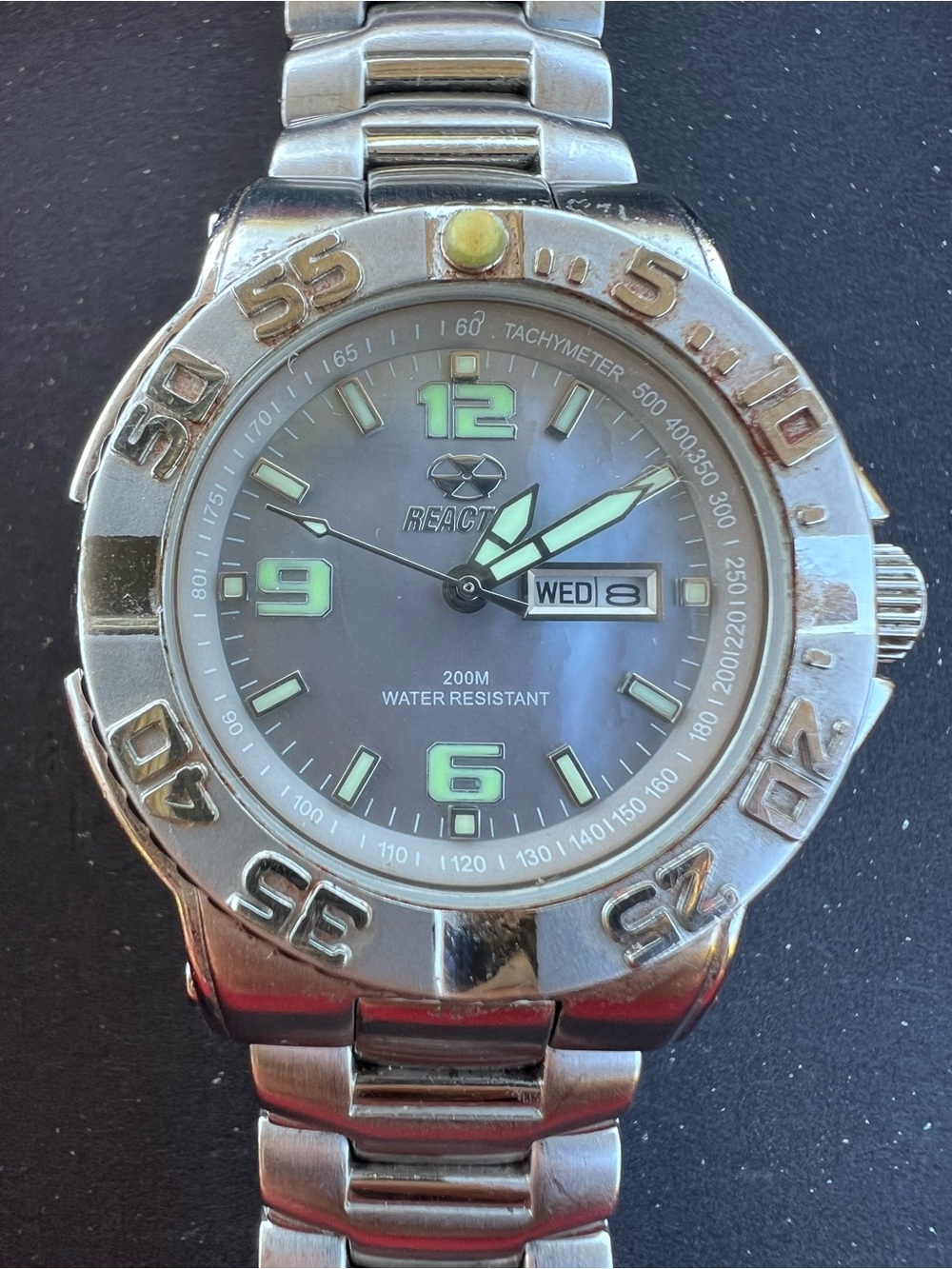 Vintage Reactor Critical Mass Watch - WORKING - new battery